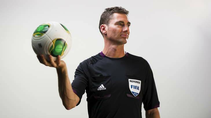 Canberra referee Ben Williams has been chosen to referee at the 2014 FIFA World Cup in Brazil. Photo: Rohan Thomson