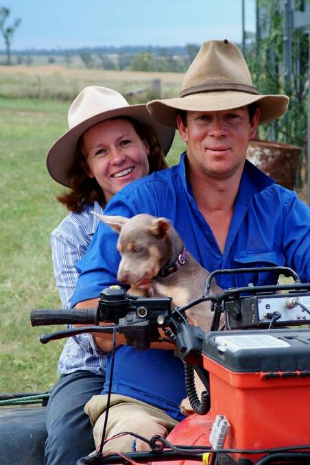 Sam Bailey, quadriplegic farmer with wife Jenny, will talk at the festival in Canberra on August 5.