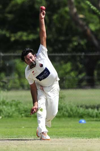 Eastlake bowler Kuunal Lall took five wickets against North Canberra Gungahlin at Ainslie. Photo: Jay Cronan
