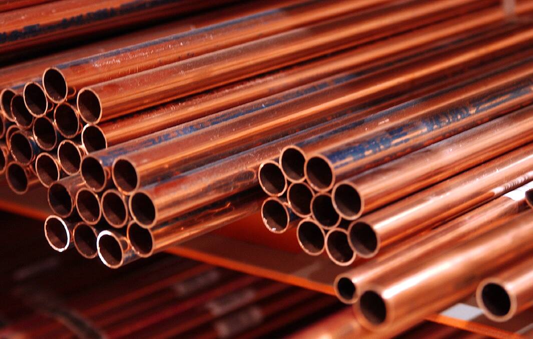 Copper cables and piping, which can be stripped and their metal sold, are a common target of thieves.  Photo: Bloomberg