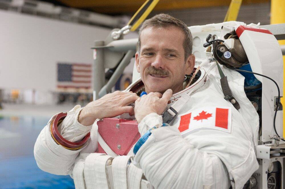 Commander Chris Hadfield, who hit worldwide fame singing David Bowie’s Space Oddity in zero gravity during his time as head of the International Space Station.