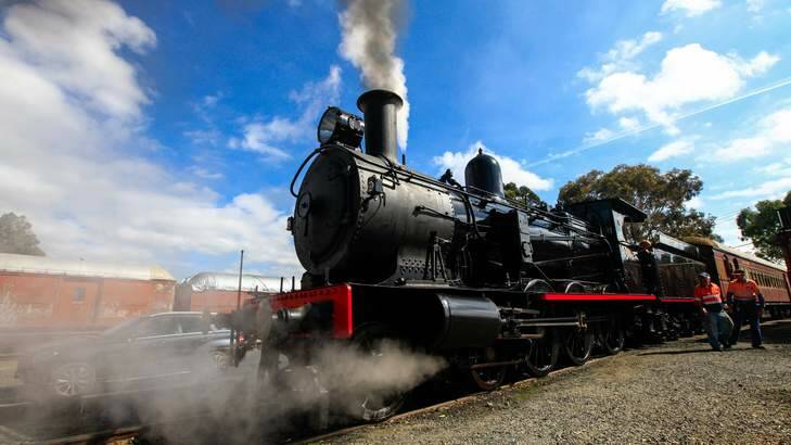 The Canberra Railway Museum Easter Steam Fest, showcased the Beyer Garratt 6029. Photo: Katherine Griffiths