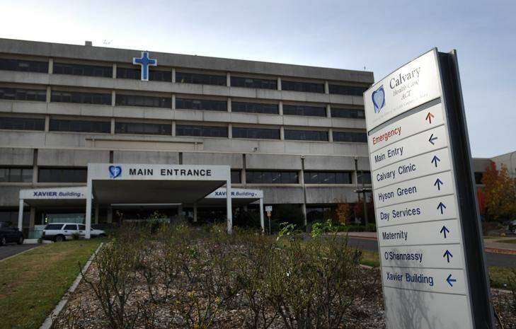 A 2011 file photo of Calvary Hospital. Photo: Elesa Lee