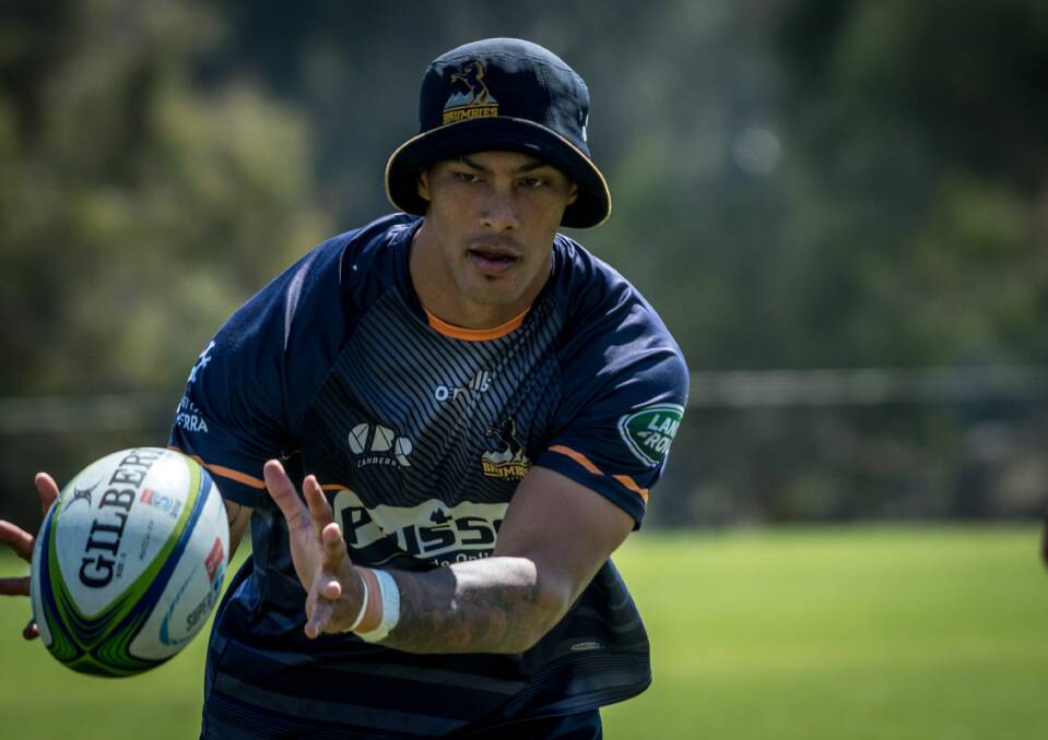 Chance Peni is waiting for a chance to make amends in Super Rugby. Photo: Karleen Minney