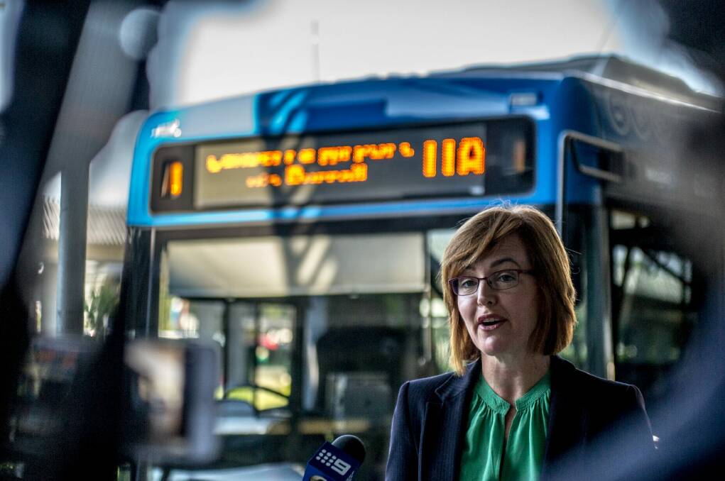 Meegan Fitzharris said funding for new ticket machines and a new ticketing system for bus and light rail would also be included in the budget. Photo: Karleen Minney