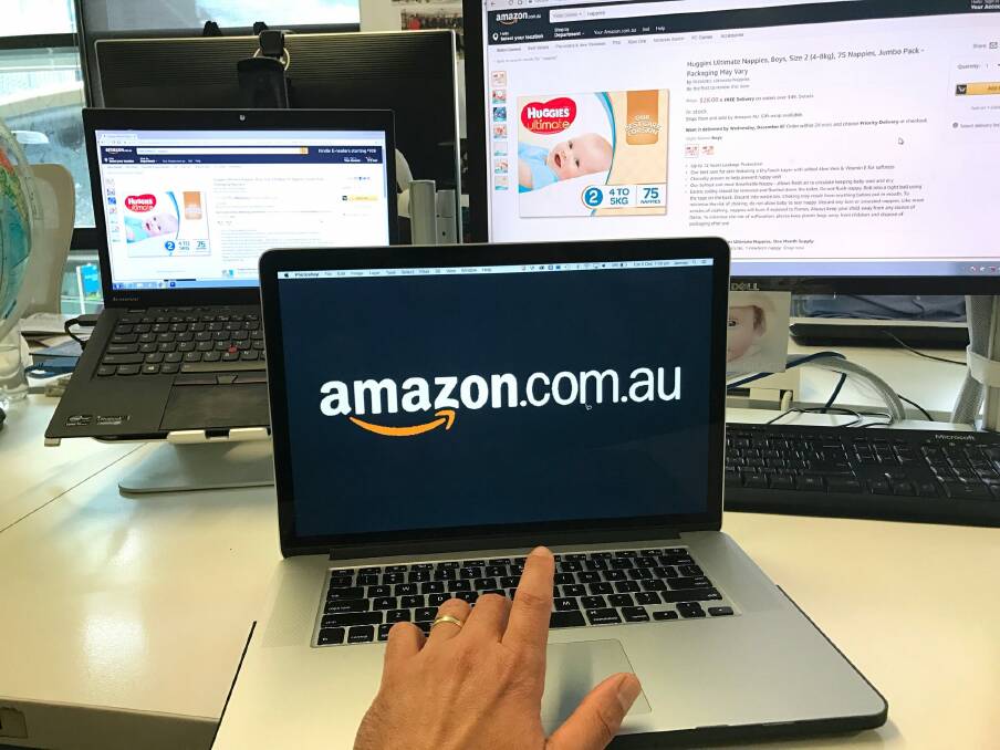 The Amazon Australia website launched in December 2017. Photo: Joe Armao