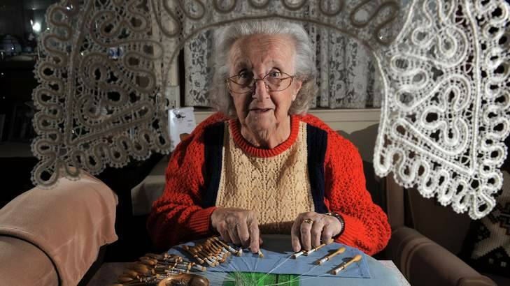 Queen's Birthday honours recipient, Petronella Wensing, at her home in Braddon. Photo: Graham Tidy