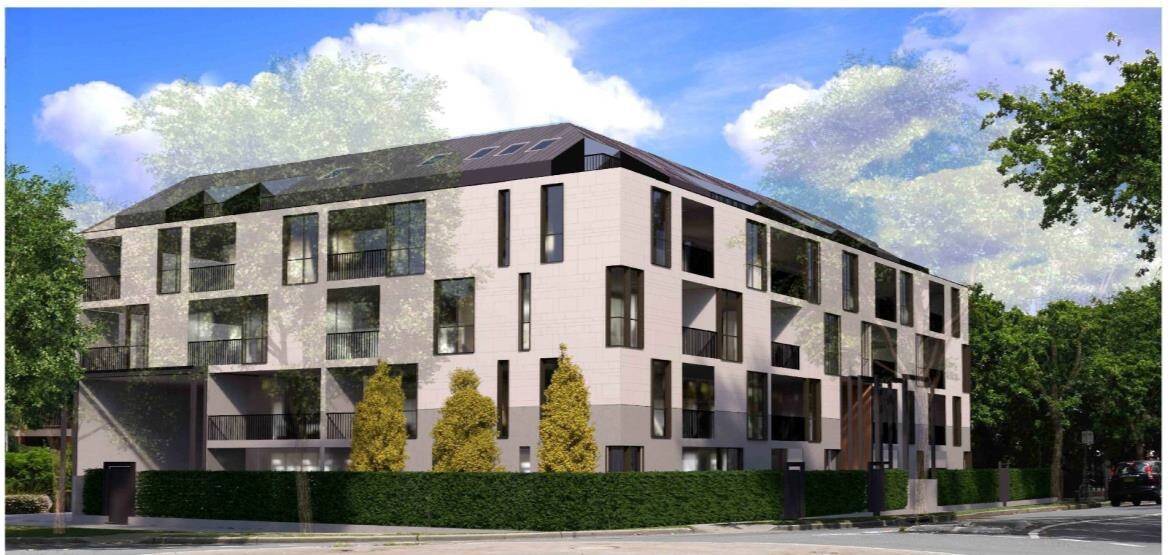 An impression of the apartment complex planned for the corner of Torrens and Elouera streets, Braddon, included in the renotified development application. Photo: Supplied