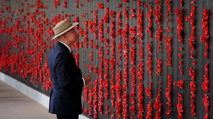The roll of honour at the Australian War Memorial. Photo: Marina Neil