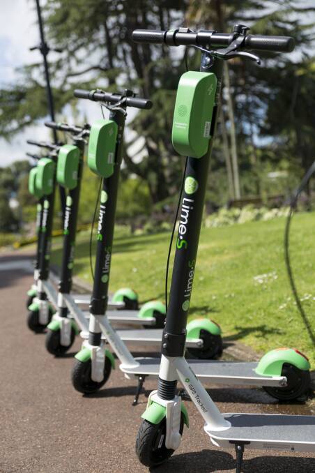 US company Lime plans to introduce an electric scooter-share scheme to Brisbane. Photo: Supplied