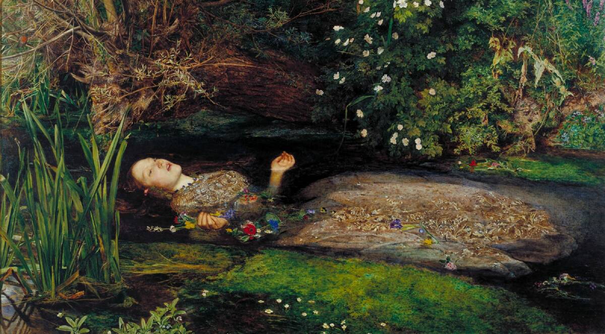 Ophelia by Sir John Everett Millais. Photo: Tate Gallery