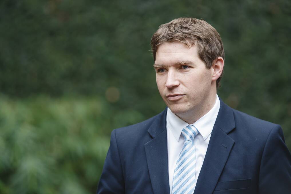 ACT Opposition leader Alistair Coe: The Canberra Liberals have promised to cap rates.  Photo: Sitthixay Ditthavong