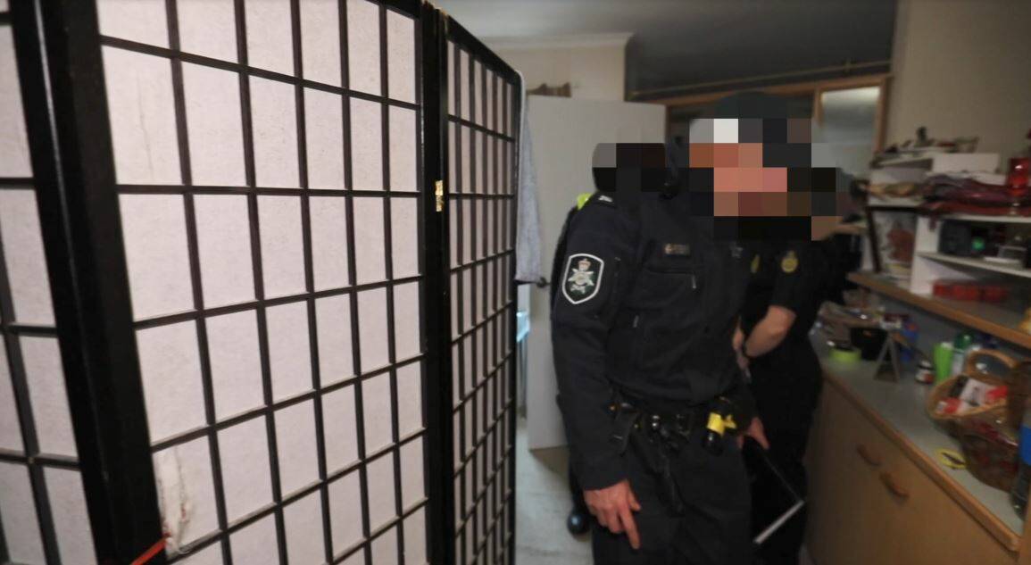 Police have uncovered three brothels in a Reid apartment complex Photo: ACT Policing