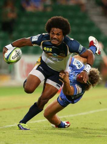 Riding high: Henry Speight plays against Western Force.