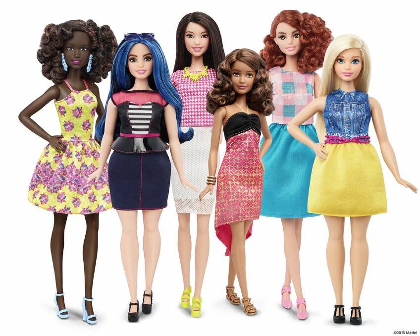 The new variety of Barbie dolls. Different shapes, colours but same stereotypes?