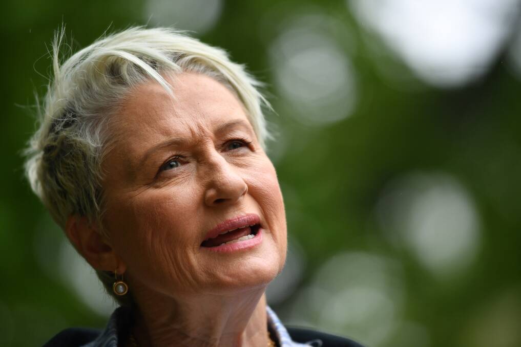 Independent candidate for Wentworth Kerryn Phelps speaks about the leaked Ruddock report into religious freedom in Sydney. Photo: AAP