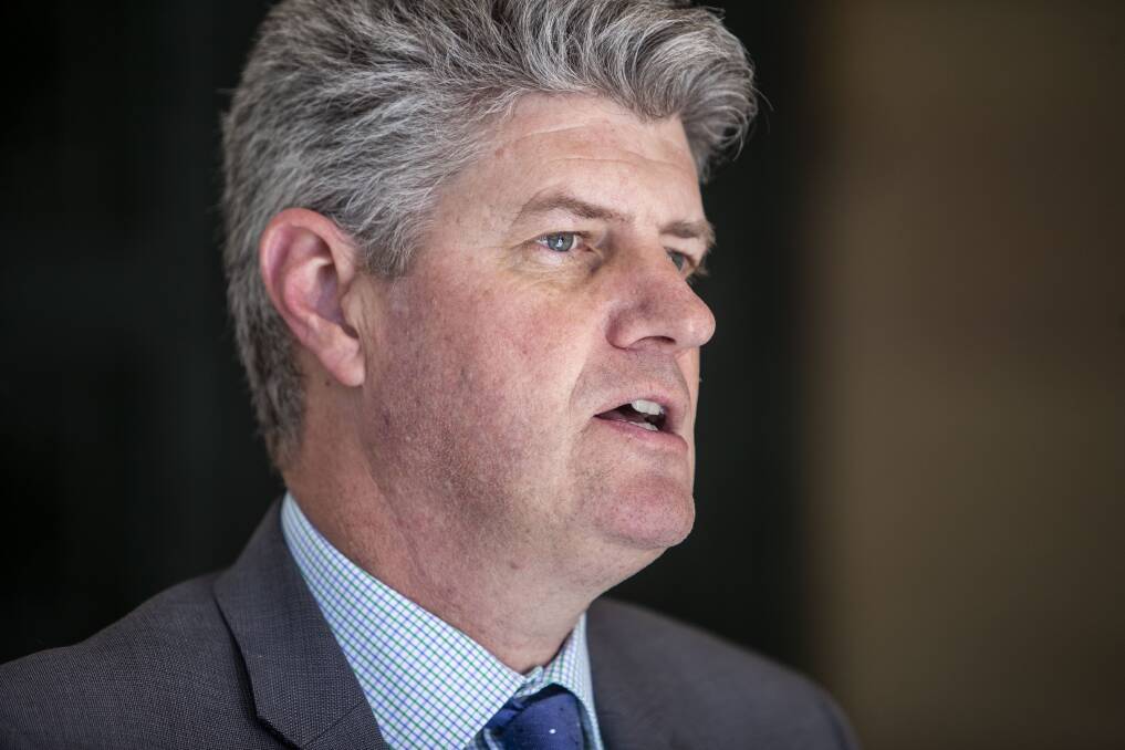 Local Government Minister Stirling Hinchliffe. Photo: AAP - Glenn Hunt