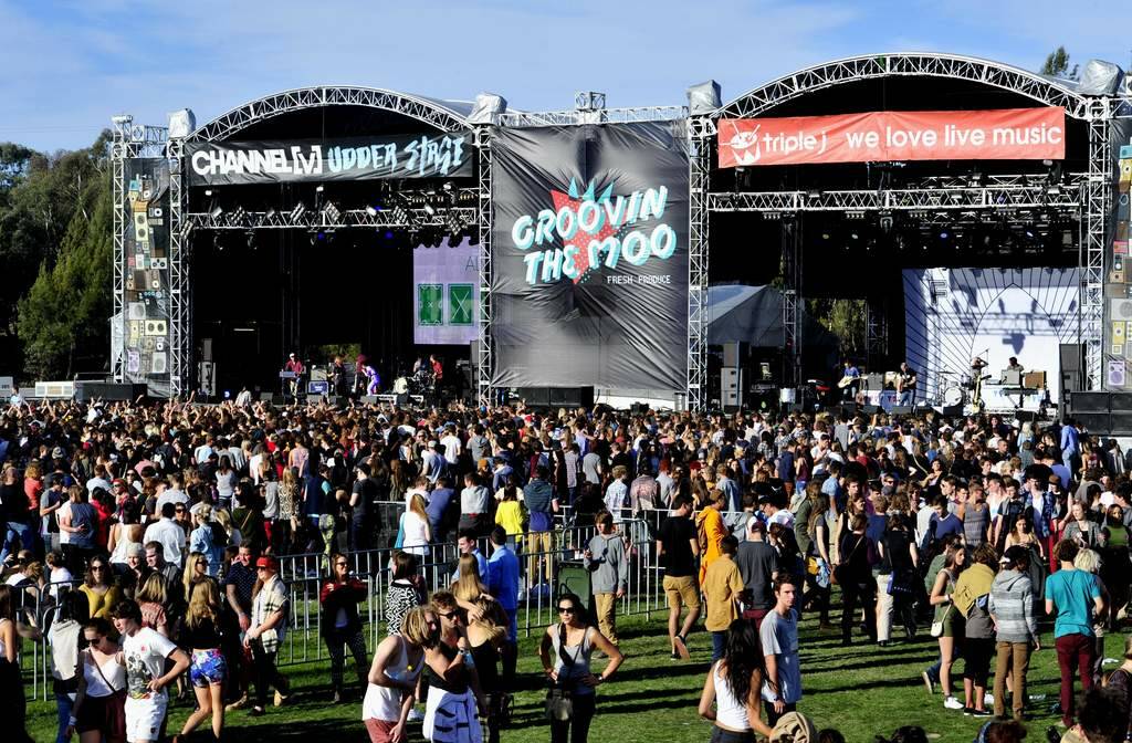 There are doubts pill testing will go ahead at Groovin The Moo at the University of Canberra on April 29.  Photo: Melissa Adams