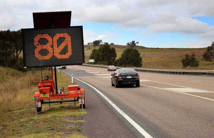 'Outrageous' ... the Government has hit back at Liberal claims, saying no one has been booked since the speed limit on William Hovell Drive changed. Photo: Jeffrey Chan