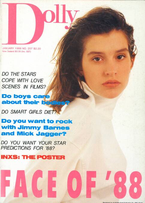 Young fame: Kate Fisher, now Tziporah Malkah, on the cover of Dolly magazine. Photo: Dolly