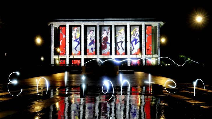 Electric Canvas holds a dress rehearsal of Enlighten's popular architectural projections. Photo: Melissa Adams
