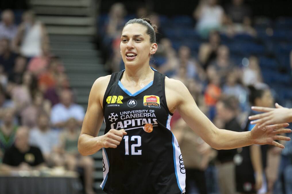 Marianna Tolo has ridden the Canberra Capitals rollercoaster to the verge of her third WNBL title.  Photo: Sitthixay Ditthavong