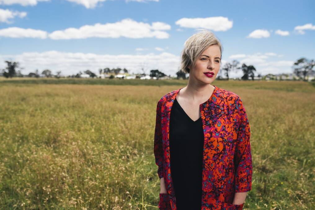 Ex-contestant of The Voice Amber Nichols will be playing at Googfest at Googong this weekend.  Photo: Rohan Thomson