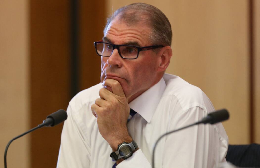 Former Labor senator John Faulkner stoushed with Carol Mills  over several issues. Photo: Andrew Meares