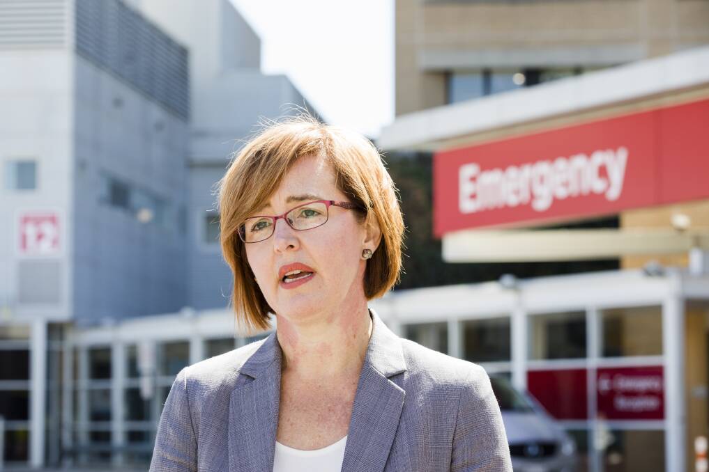 Minister for Health Meegan Fitzharris has announced details of the Independent Review into workplace culture within the ACT public health care system. Photo: Jamila Toderas