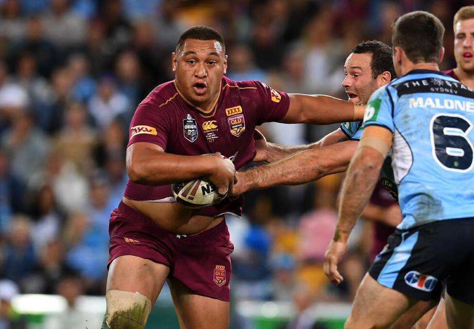 Josh Papalii is leading Queensland's pack into a new era. Photo: AAP