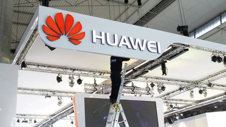 Huawei: Still banned from the NBN. Photo: Bloomberg