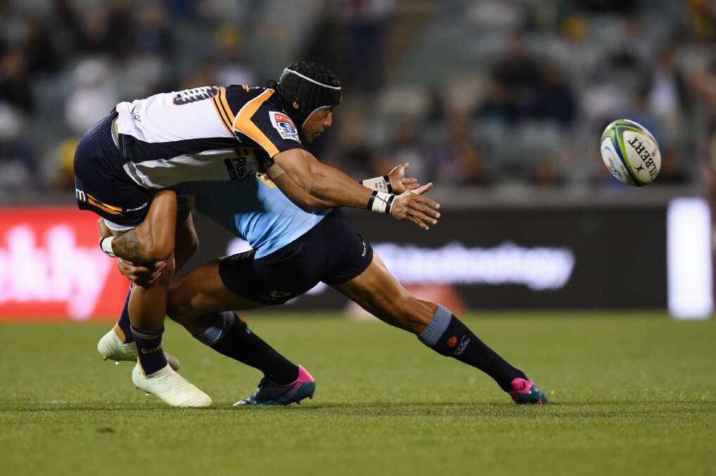 The Brumbies were desperate to beat the Waratahs. Photo: AAP