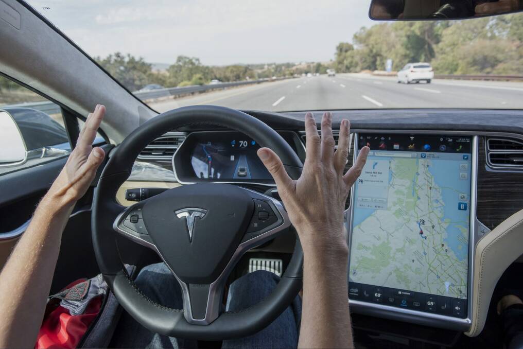 Experts say driverless cars could be commercially available in fvie to 10 years. Photo: Bloomberg