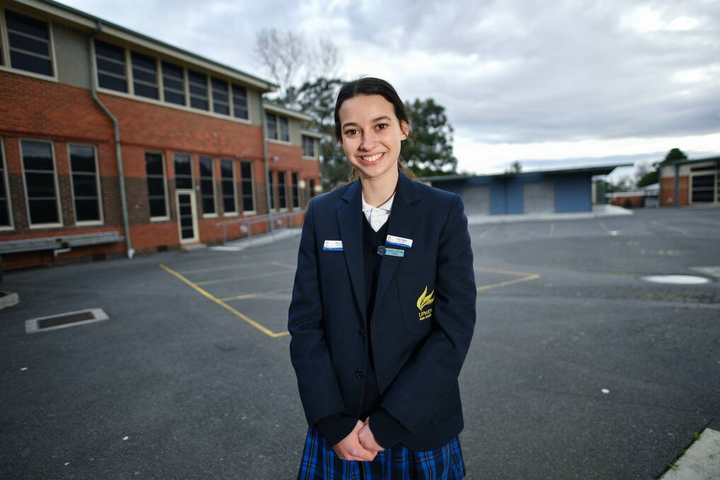 Year 11 student Wren Gillett thinks careers education is offered too late in Victorian schools Photo: Joe Armao