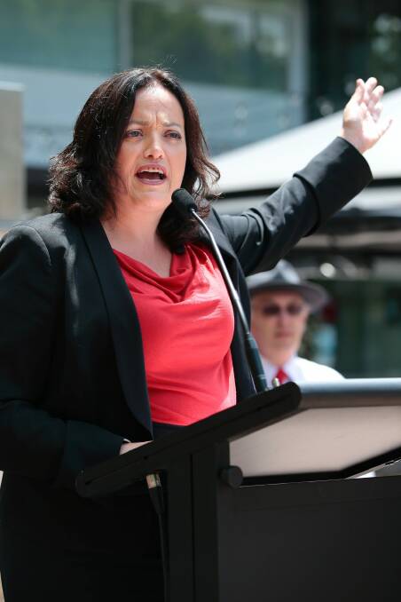 CPSU national secretary Nadine Flood says the DVA vote is a clear indication the government's approach to bargaining was not working.  Photo: Jeffrey Chan