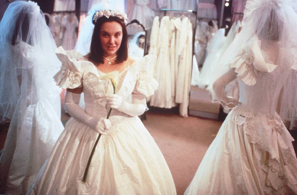 The  dress: Muriel's Wedding favourite.