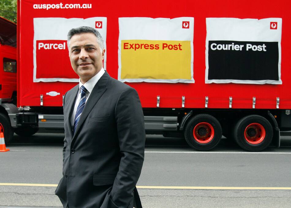 Outgoing Australia Post boss Ahmed Fahour.  Photo: Luis Enrique Ascui