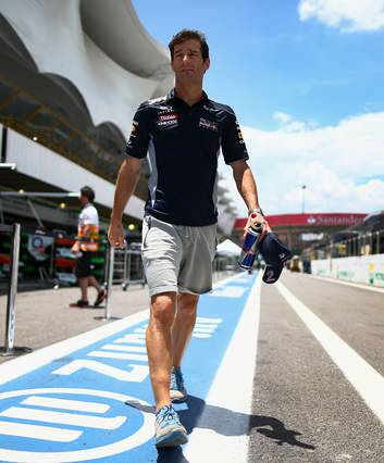 Ready to walk away from formula one: Mark Webber in Sao Paulo this week. Photo: Getty Images