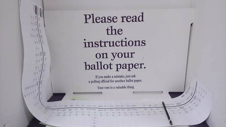 The practice of voting on paper ballots would be replaced by electronic methods if Malcolm Turnbull had his way.