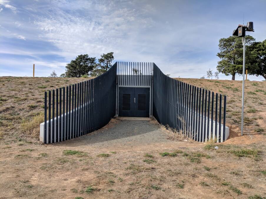 Where in Canberra last week: an underground storage area at the National Arboretum Canberra. Photo: David Osmond