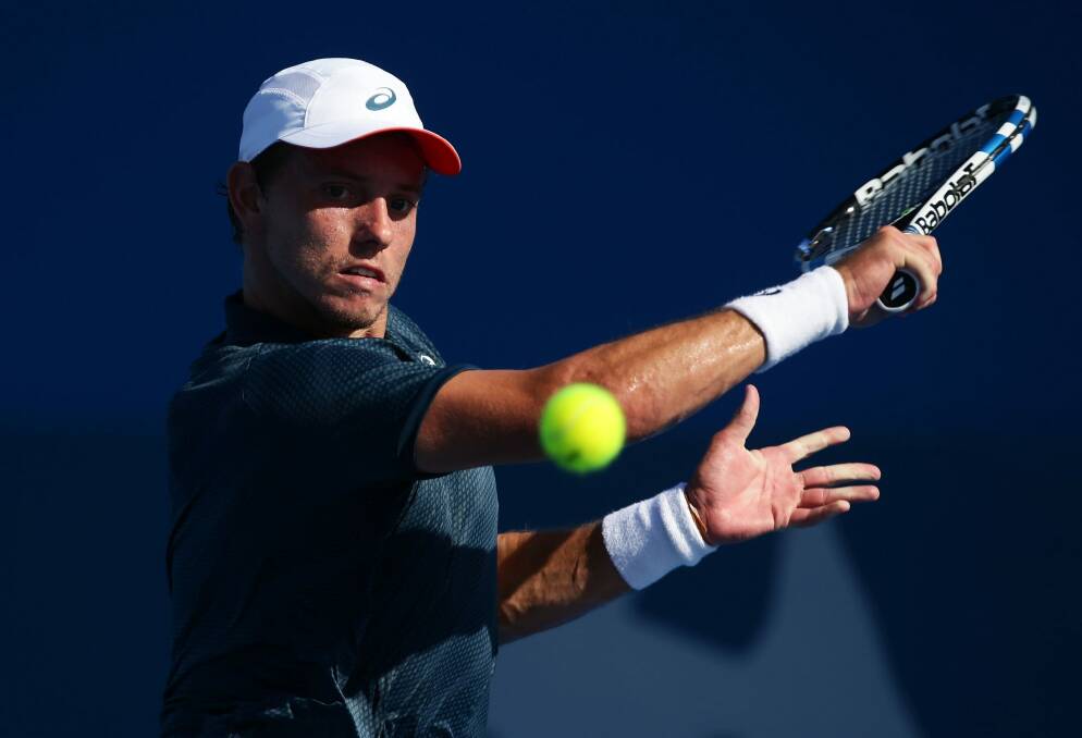 James Duckworth has the task of trying to end Lleyton Hewitt's 20-year Australian Open career. Photo: Getty Images