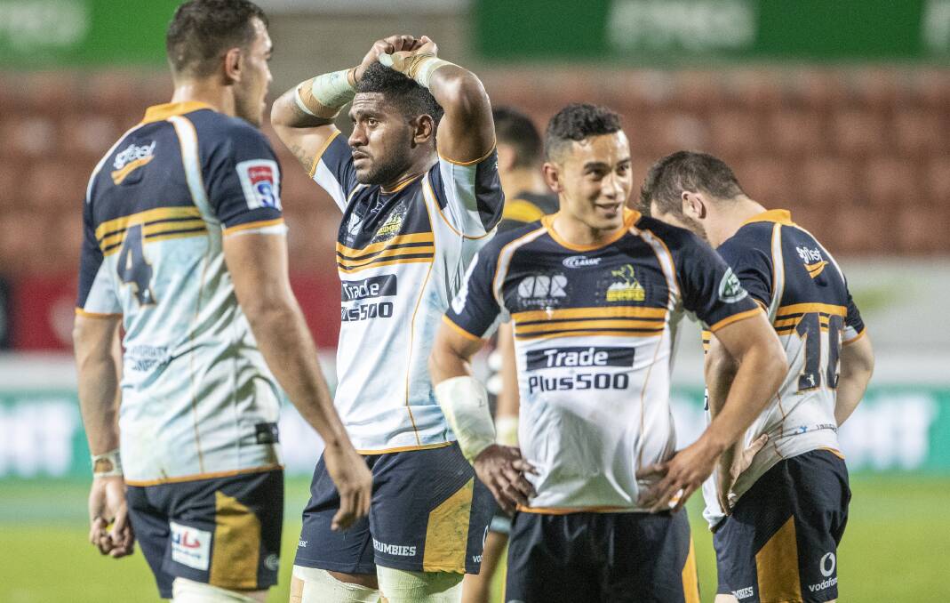 The Brumbies scored the last 14 points of the game, but couldn't beat the Chiefs. Photo: SNPA