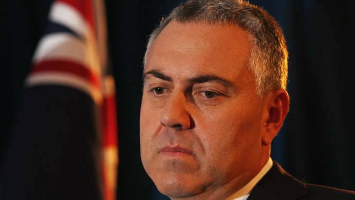 Shadow Treasurer Joe Hockey  releases the coalitions federal election policy costings. Photo: Getty Images