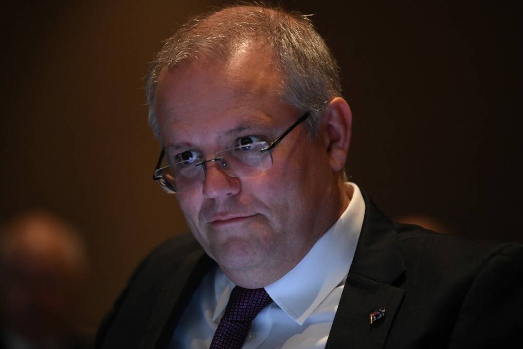 Scott Morrison is now rarely considered a potential Liberal leader. Photo: Louise Kennerley
