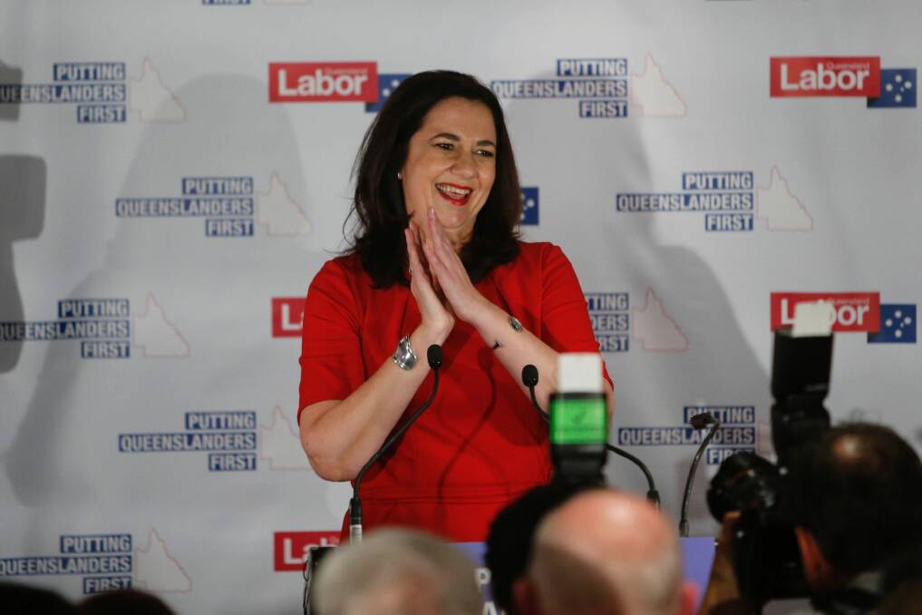 A year on from the election, Queensland Premier Annastacia Palaszczuk says the government's list makes "excellent Christmas reading". Photo: AAP