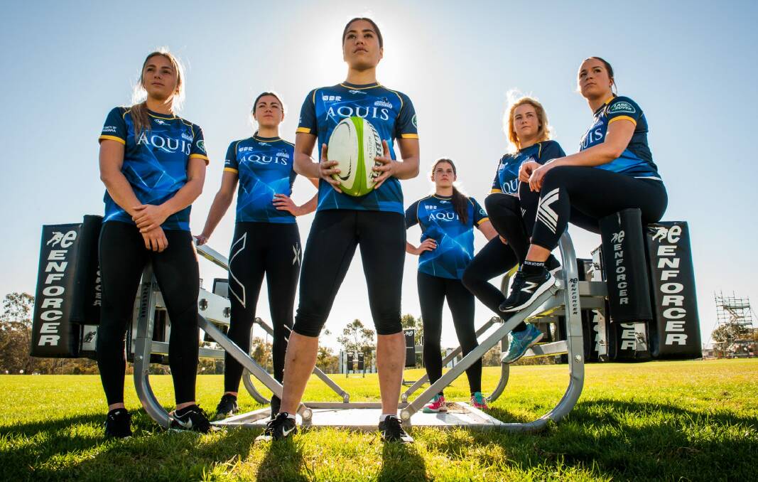 Rugby union is one of the sports in Canberra enjoying a female athlete boom. Photo: Elesa Kurtz