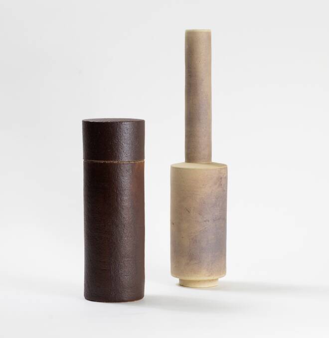 Ulrica Trulsson, <i>Collect #2</i> – set of two, in <i>Currents</i> at Beaver Galleries.  Photo: Supplied