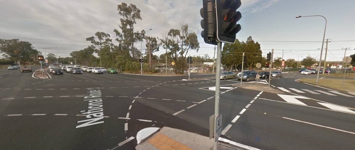 The intersection of Beaudesert Road (to the left) and Nottingham Road (to the right). Photo: Google Maps