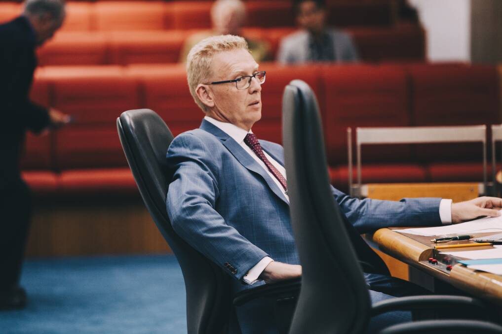 Liberal politician Mark Parton said if Racing Minister Gordon Ramsay could speak fluent dog, "the people's dog" Nugget (aka Community Values) would tell him he loved to race. 