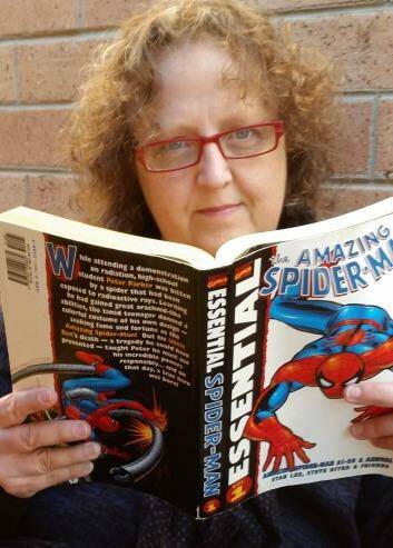 Superhero: Kathryn Favelle reckons she knows all there is to know about Spider-Man.